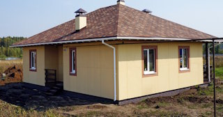 Одноэтажный дом из панелей под ключ в Киселевске - Строй-Ксл от 133926 рублей
